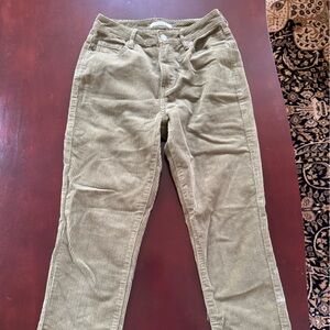 PacSun Green Corduroy Pants Size 25